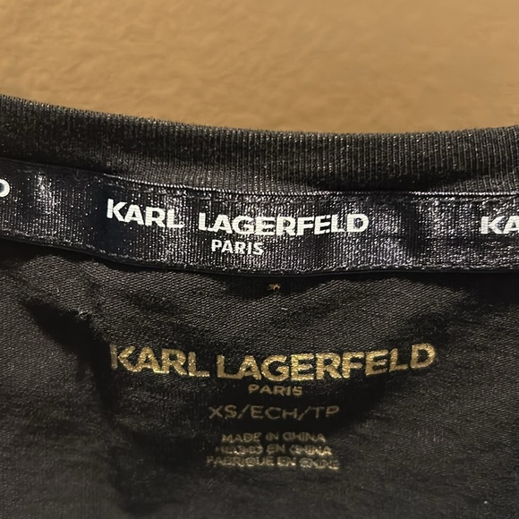 Karl lagerfeld Paris t-shirt excellent condition size xs - Picture 3 of 3